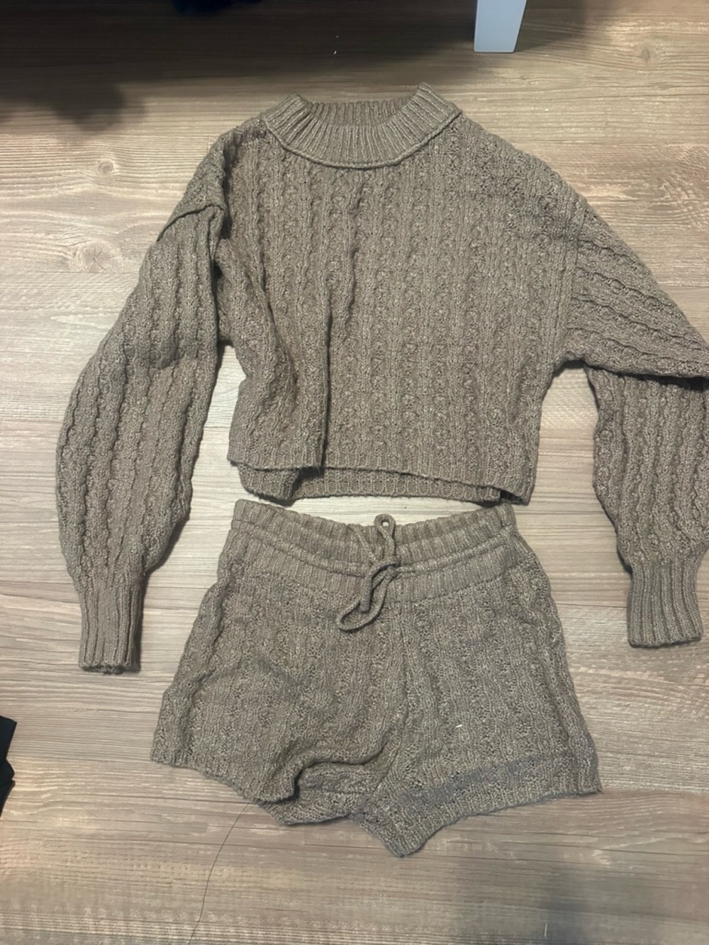 Knit two piece set